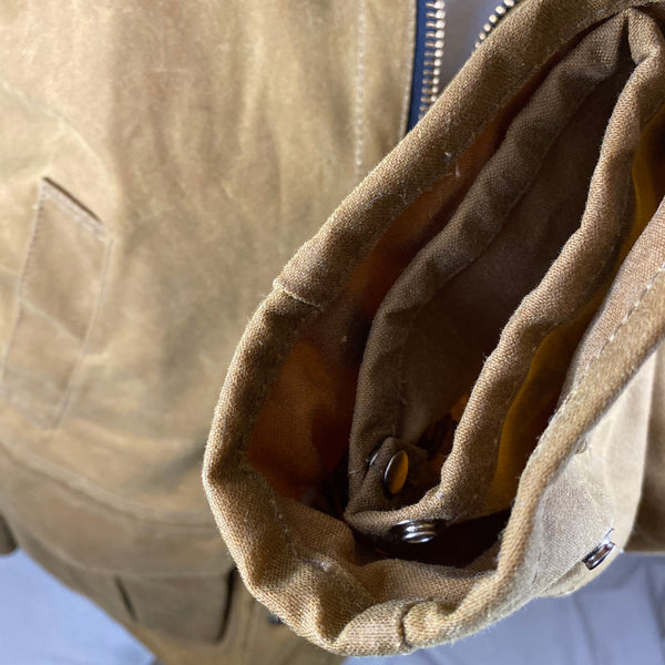 Inside Right Cuff View on Filson Tin Cloth Field Jacket NWOT Size M