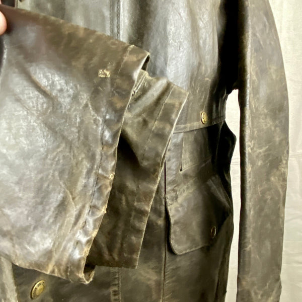 Right Cuff View of Vintage Filson Shelter Cloth Packer Jacket