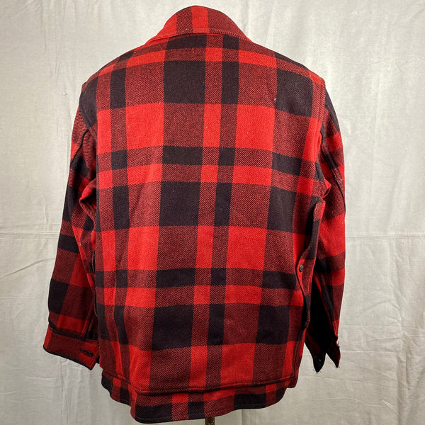 Rear View on Vintage 40's/50's Era Union Made Filson Wool Mackinaw