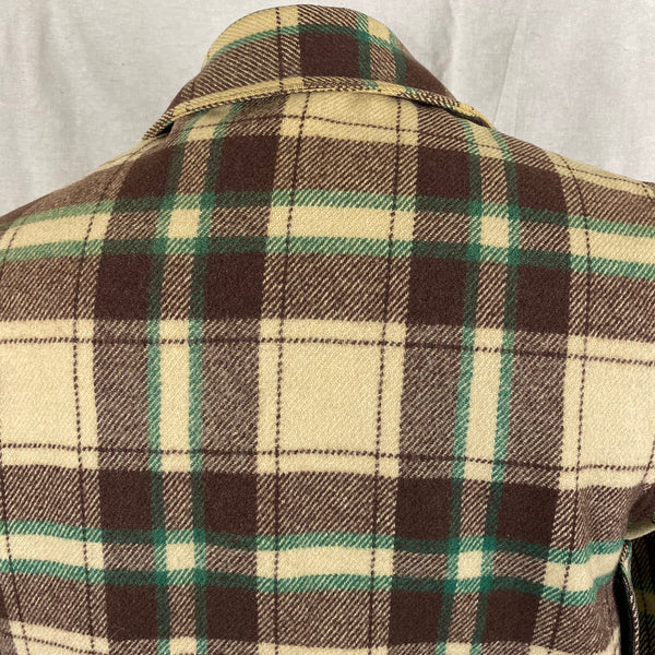 Rear Upper Shoulder View of Rare Union Made Filson Mackinaw Cruiser