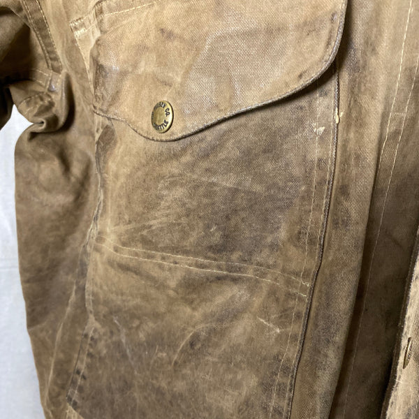 Right Upper Pocket View on Filson Tin Cloth Jacket Style 620