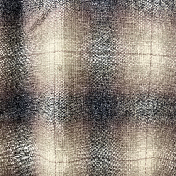 Small Stain on back of Vintage 50s/60s Era Pendleton Shadow Plaid Wool Flannel Shirt SZ 17