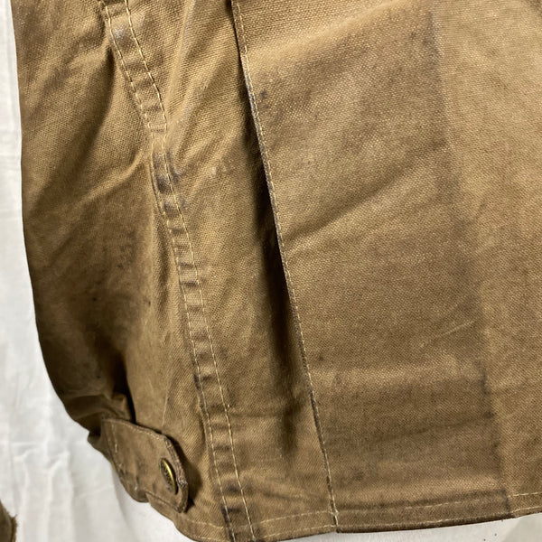 Lower Left Rear View on Filson Tin Cloth Jacket Style 620