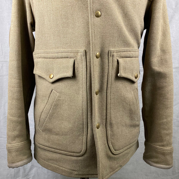Lower Front View of Vintage Pendleton Wool Tan Coat