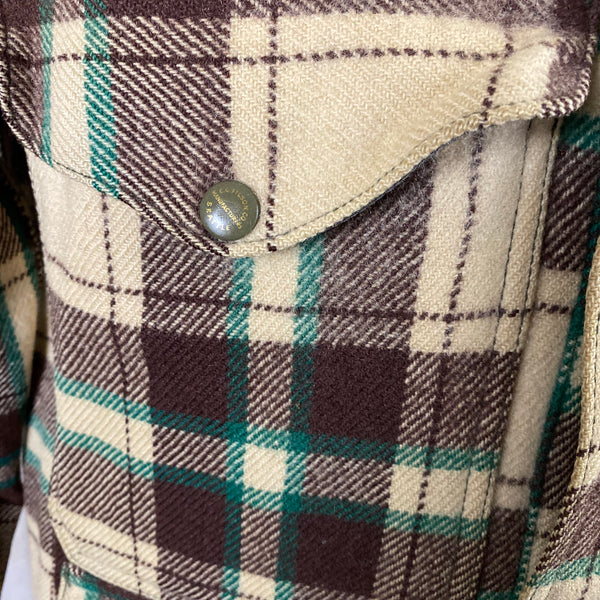 Enameled Pocket Snaps on Rare Vintage Union Made Filson Mackinaw