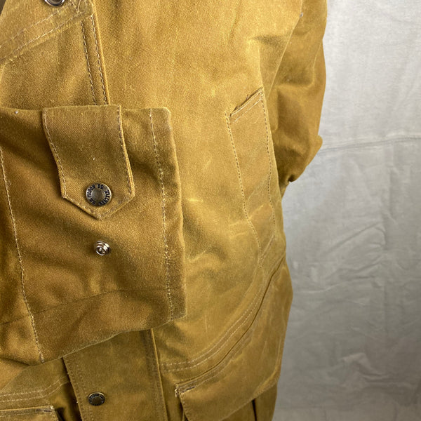 Right Cuff View on Filson Tin Cloth Field Jacket NWOT Size M