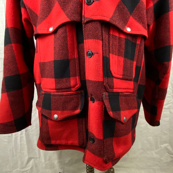Lower Chest View on on Filson Double Mackinaw