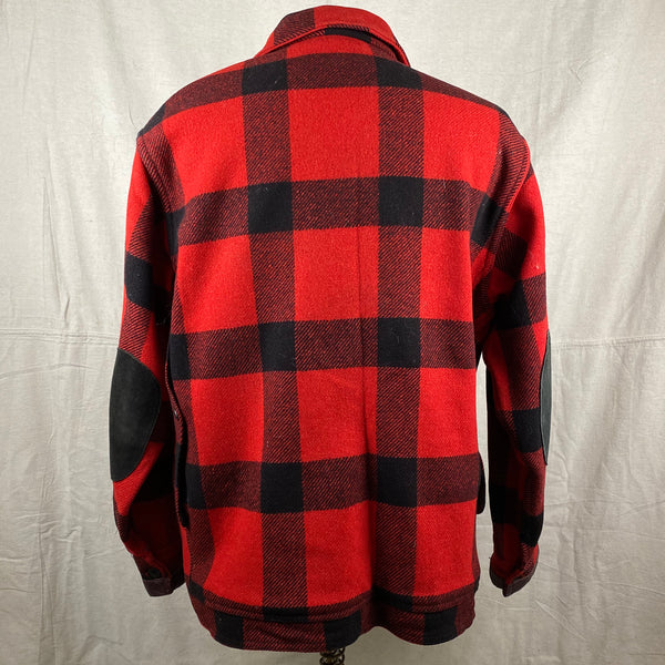 Rear View of Vintage Union Made Filson Wool All Use Coat Wool Mackinaw