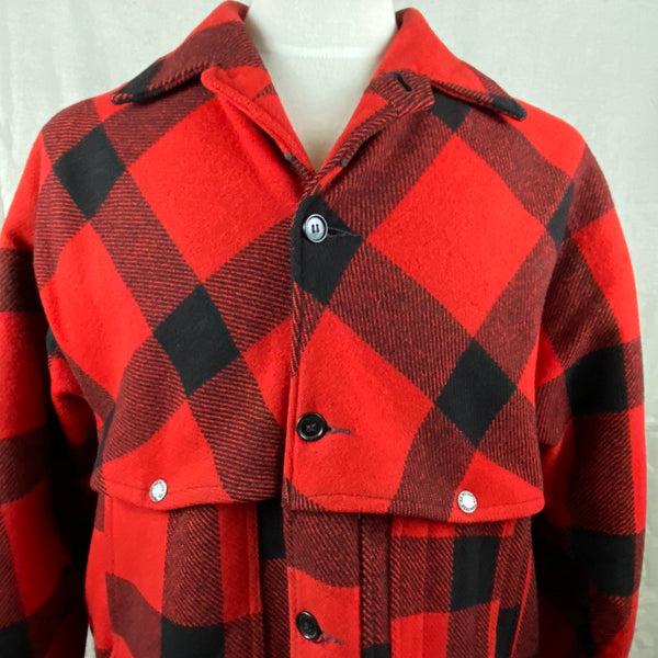 Upper Chest View on Filson Double Mackinaw