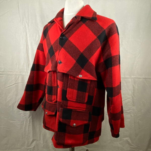 Left Side View on Filson Double Mackinaw