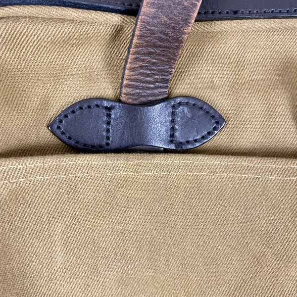 Filson Restoration Department Original Rugged Twill Tan Briefcase FRD