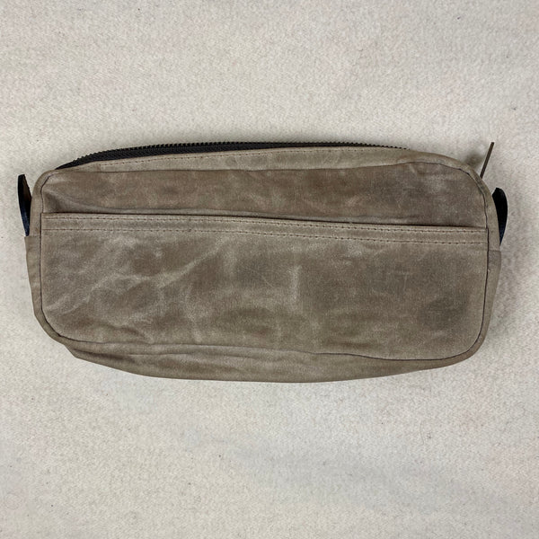 Other Side View of Filson Mini Dop Kit Toiletries Bag Soy Wax Finished Style 70316