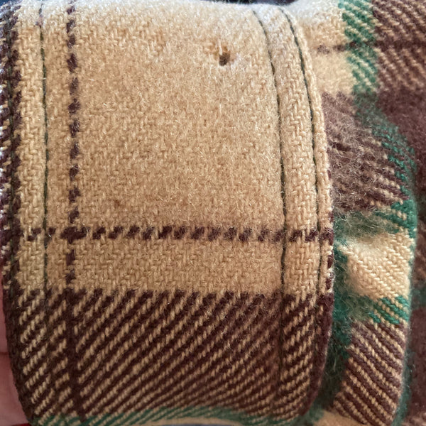 Small Pinhole on Inside of Right Cuff on Rare Vintage Union Made Filson Mackinaw Cruiser