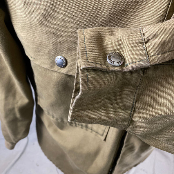 Cuff View on Vintage Filson Dry Finish Tin Cloth Cruiser