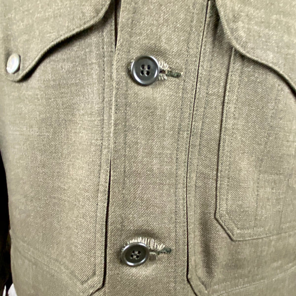 Vintage Union Made Filson Olive Green Wool Cruiser