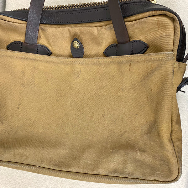 Filson Original Rugged Twill Tan Briefcase 256