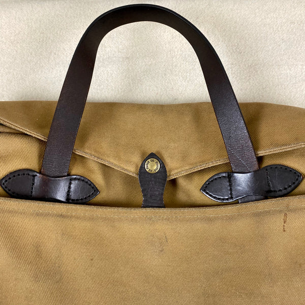 Filson Original Rugged Twill Tan Briefcase 256