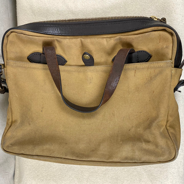 Filson Original Rugged Twill Tan Briefcase 256