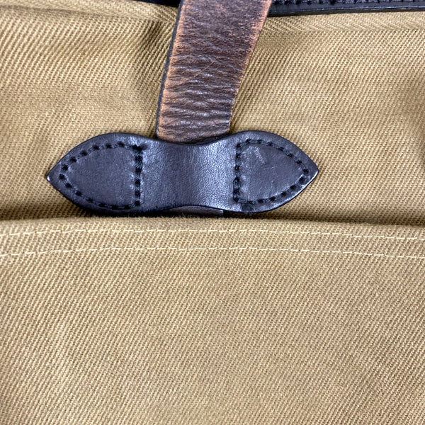 Filson Restoration Department Original Rugged Twill Tan Briefcase FRD