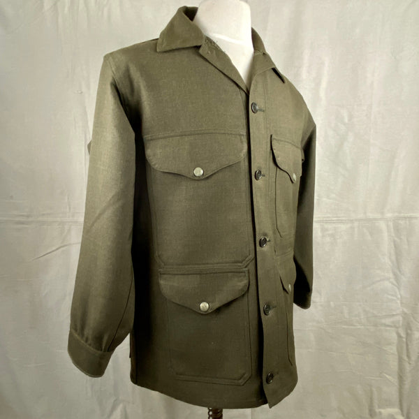 Vintage Union Made Filson Olive Green Wool Cruiser