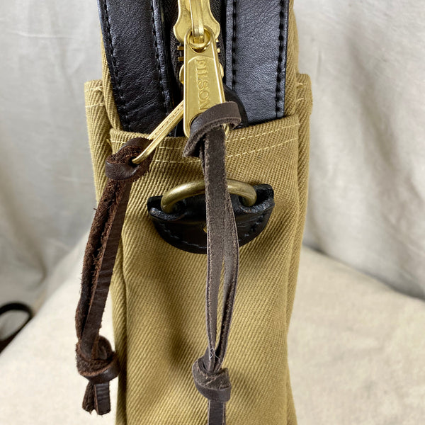 Filson Restoration Department Original Rugged Twill Tan Briefcase FRD