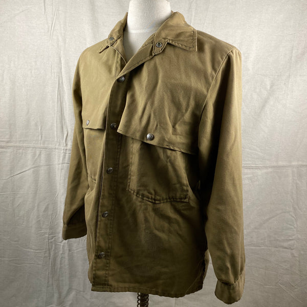 Left Angle View of Vintage Filson Dry Finish Tin Cloth Cruiser