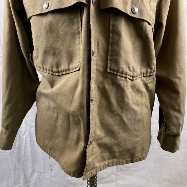 Lower Front View of Vintage Filson Dry Finish Tin Cloth Cruiser