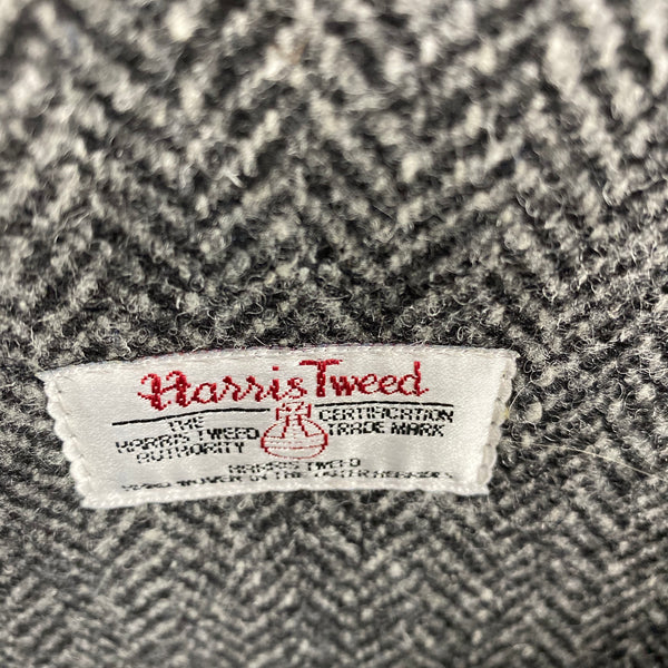 Harris Tweed Tag on Filson Harris Tweed Original Black Rugged Twill Wool Briefcase Style 70066