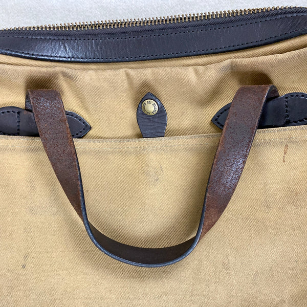 Filson Original Rugged Twill Tan Briefcase 256