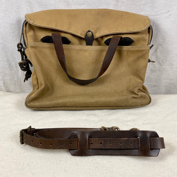 Filson Original Rugged Twill Tan Briefcase 256