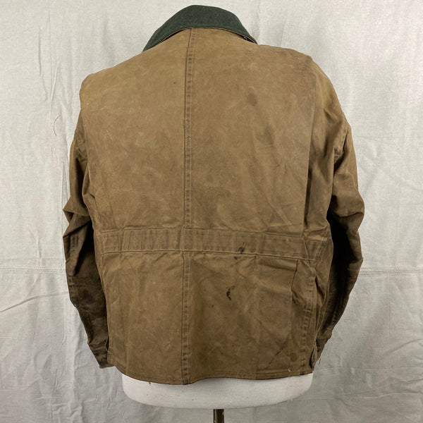 Rear View on Filson Tin Cloth Jacket Style 620