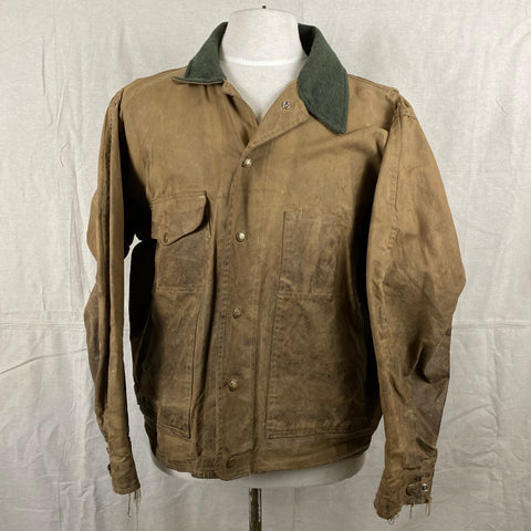 Front View on Filson Tin Cloth Jacket Style 620