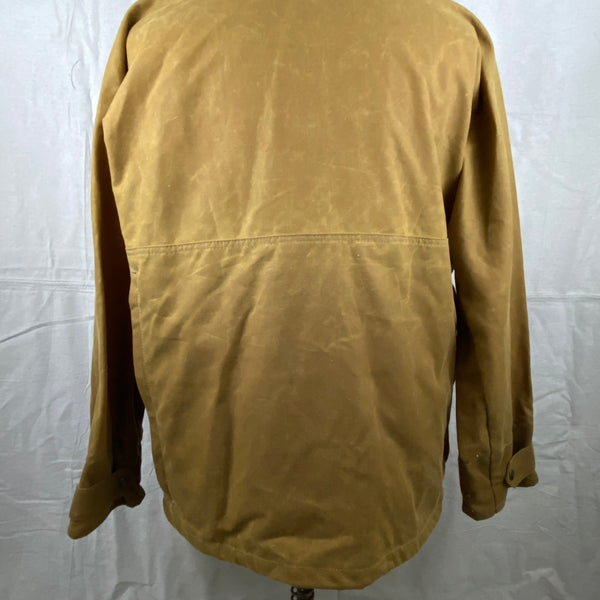 Lower Rear View on Filson Tin Cloth Field Jacket NWOT Size M