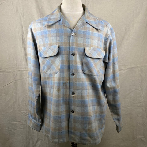 Front View of Vintage Pendleton Board Shirt SZ L