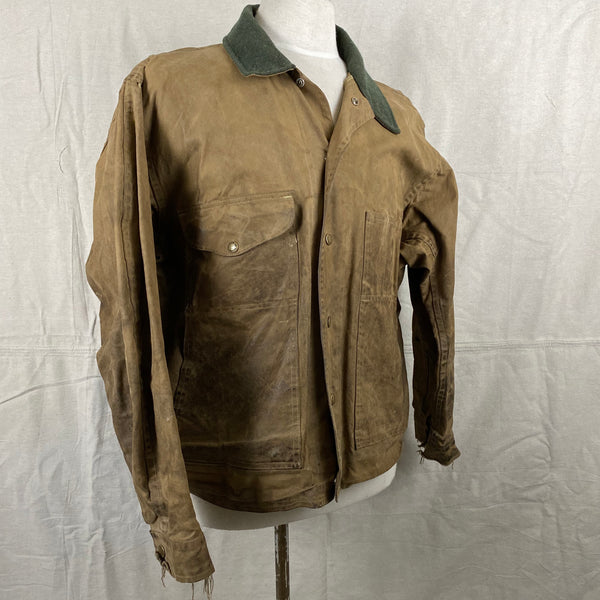 Right Front View on Filson Tin Cloth Jacket Style 620