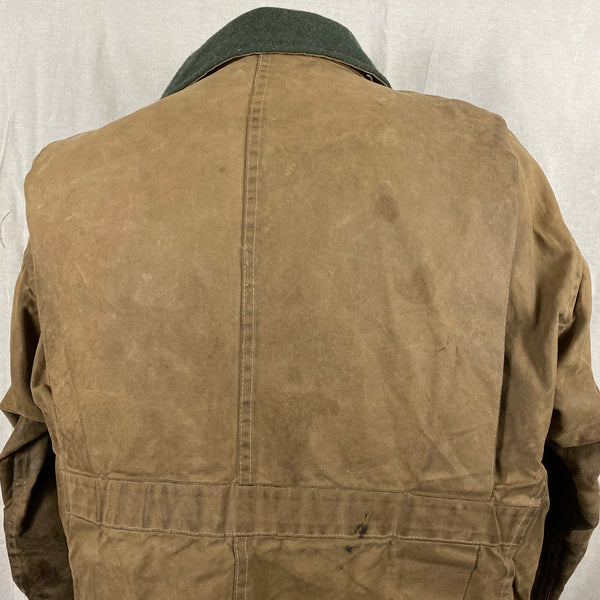 Upper Rear View on Filson Tin Cloth Jacket Style 620