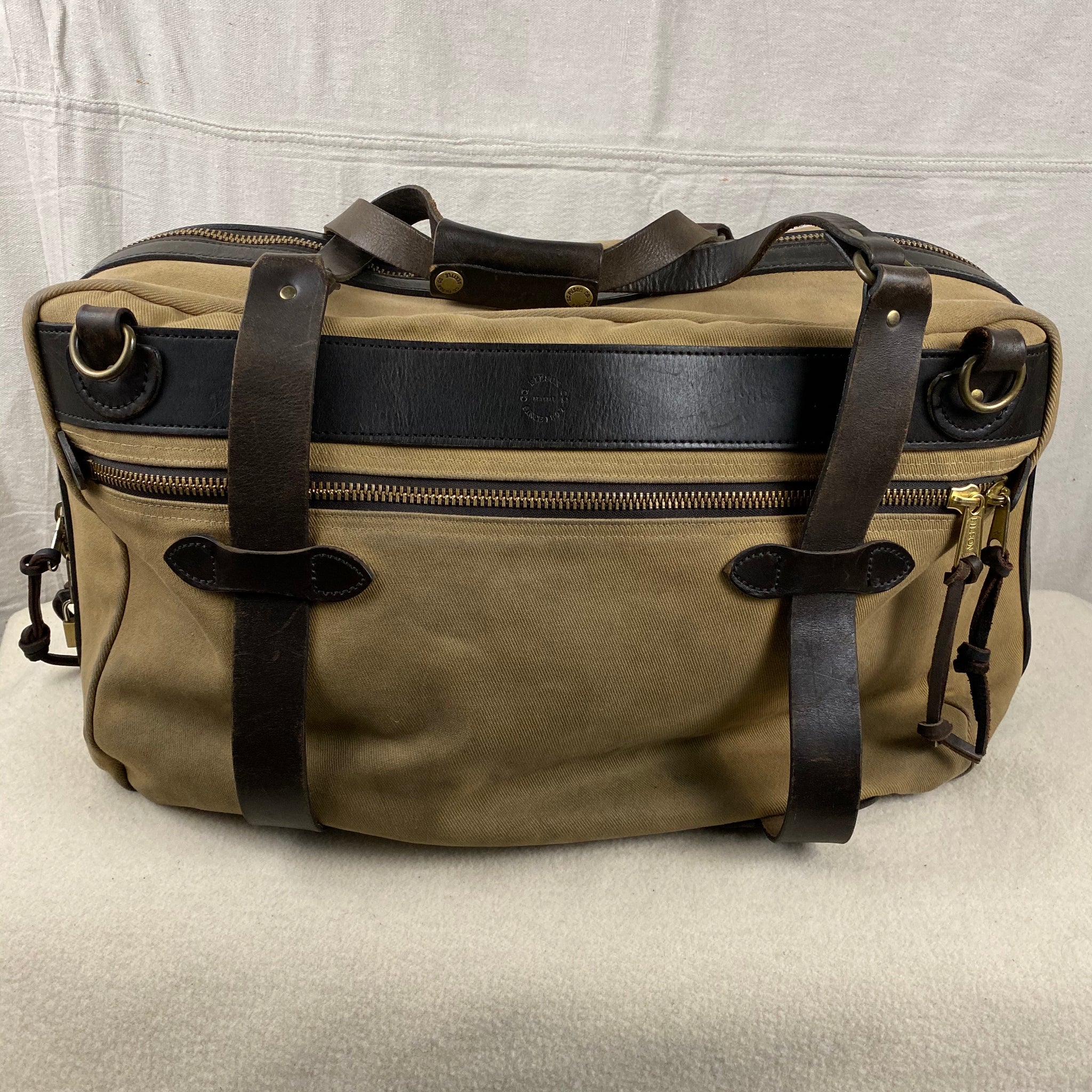 Vintage Filson Pullman Rugged Twill Suitcase with Talon Zippers
