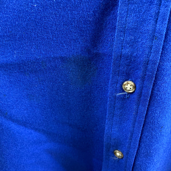 Small Discoloration on Vintage Pendleton Blue Trail Shirt SZ XL