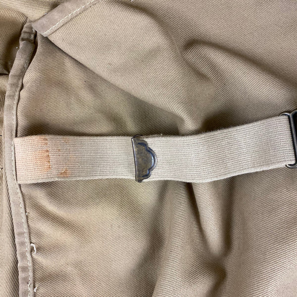 Slight Rust Discoloration on other strap on Vintage Filson Pullman Rugged Twill Suitcase with Talon Zippers