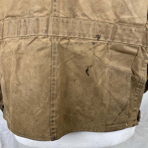 Lower Rear View on Filson Tin Cloth Jacket Style 620