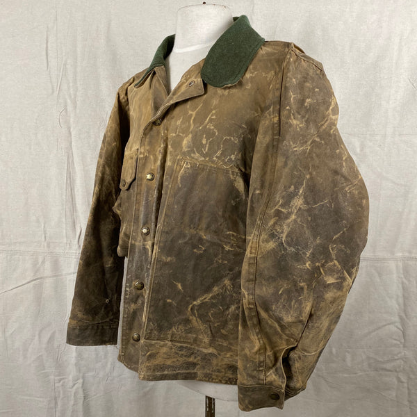 Left View of Vintage Filson Tin Cloth Jacket Style 623N