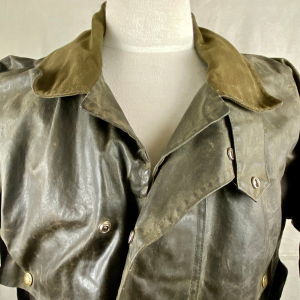 Front Collar View of Vintage Filson Shelter Cloth Packer Jacket