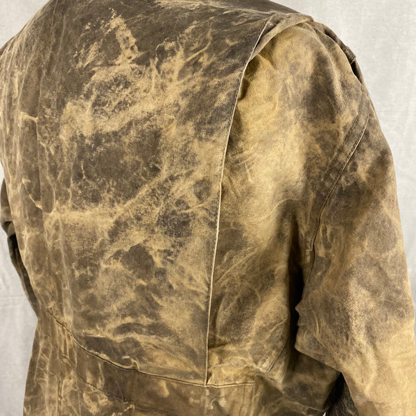 Upper Right Rear View of Vintage Filson Tin Cloth Jacket Style 623N