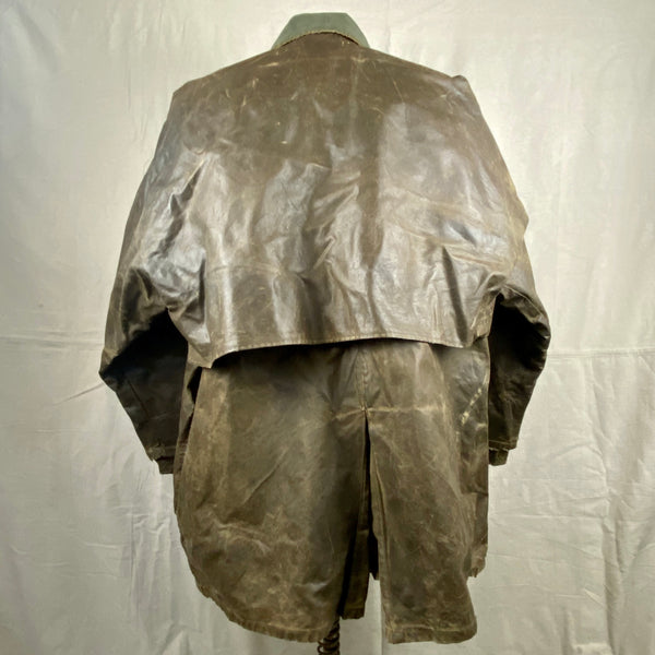 Rear View on Vintage Filson Tin Cloth Packer Jacket Size XXL