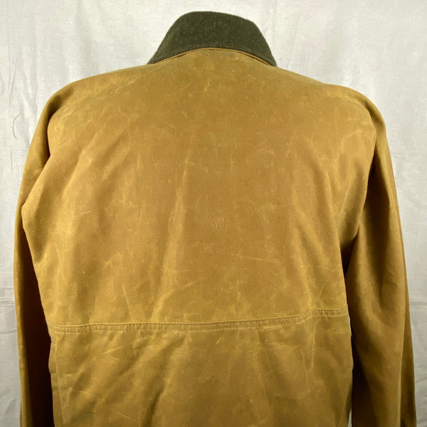 Upper Rear Shoulder View on Filson Tin Cloth Field Jacket NWOT Size M