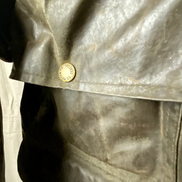 Button View of Vintage Filson Shelter Cloth Packer Jacket