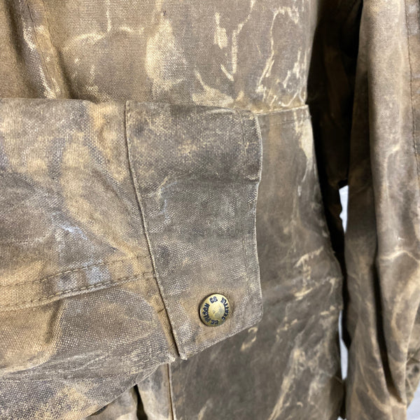 Outer Right Sleeve View of Vintage Filson Tin Cloth Jacket Style 623N