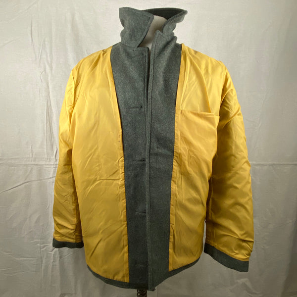 Front Liner View on Vintage Union Made Filson Wool Car Coat