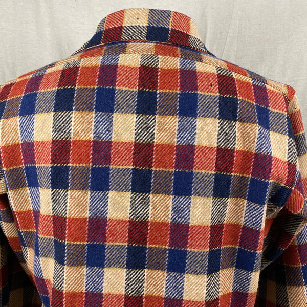 Upper Rear View on Vintage Pendleton Wool Shirt Jac Shirt SZ M