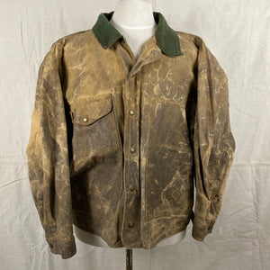 Front View of Vintage Filson Tin Cloth Jacket Style 623N